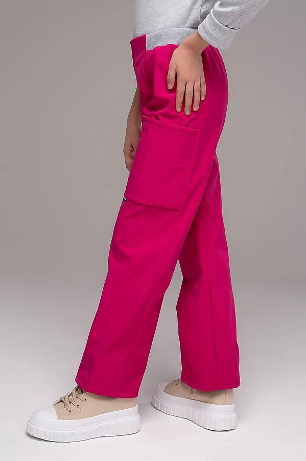 Брюки LOOKLIE, фуксия - фото 2
