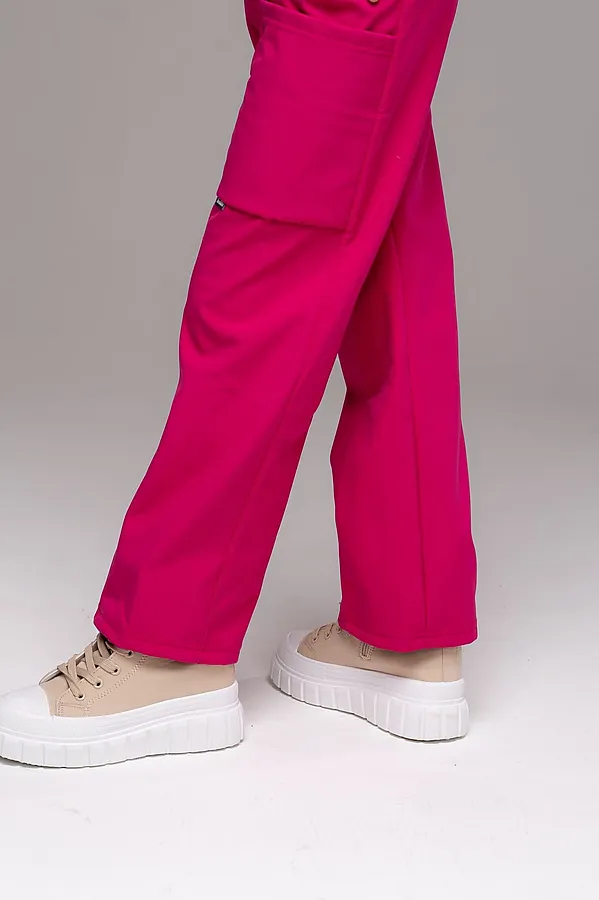 Брюки LOOKLIE, фуксия - фото 2