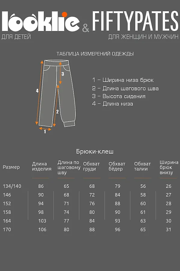 Брюки LOOKLIE, темно-синий - фото 2