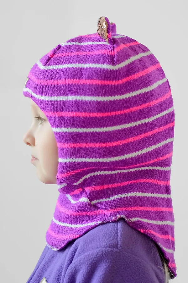 Шапка-шлем LOOKLIE, розовый/фиолетовый - фото 2