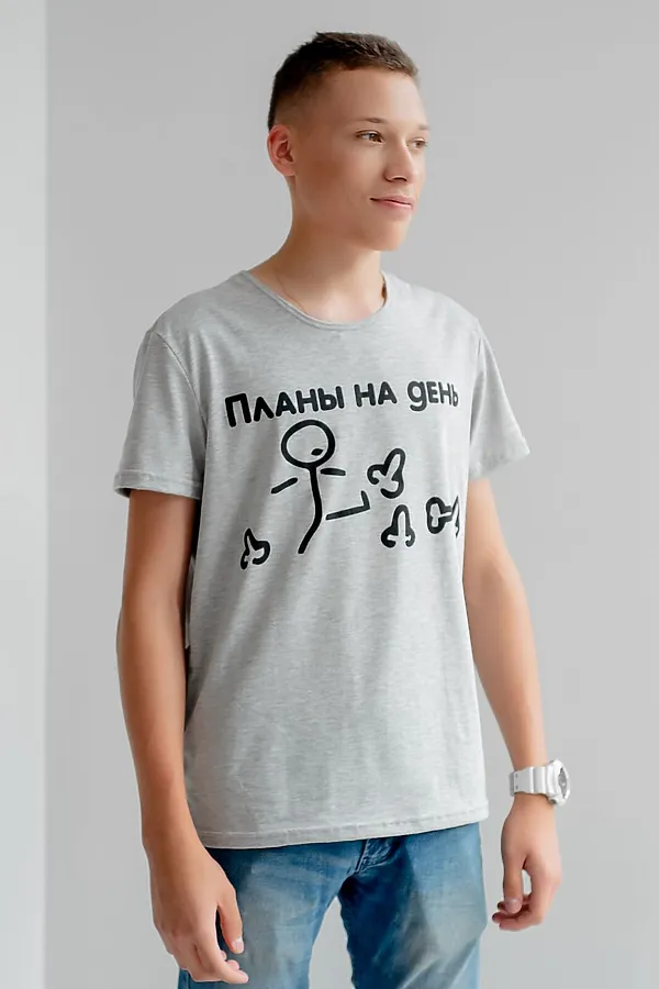 Футболка FIFTYPATES, серый - фото 2