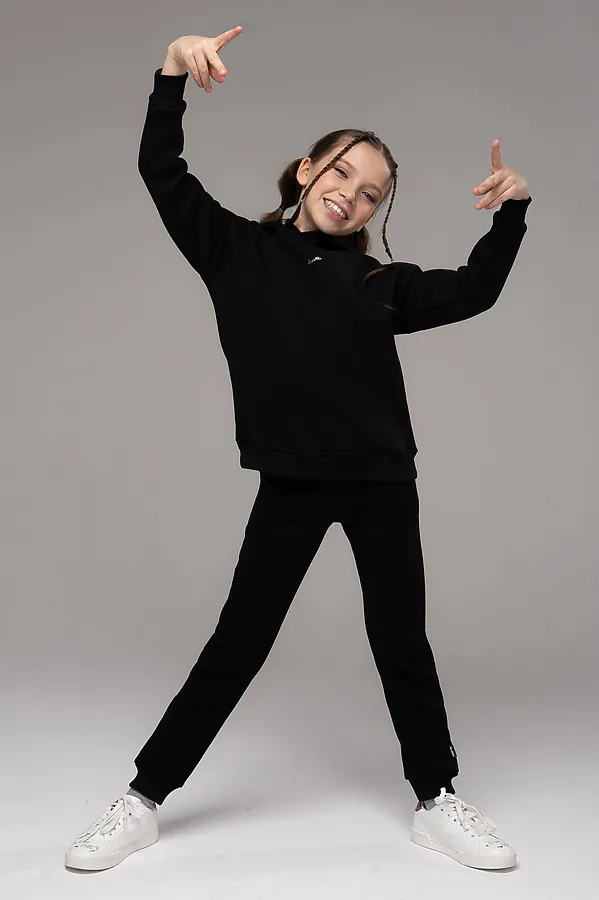 Костюм (Худи+Брюки) LOOKLIE, черный - фото 2