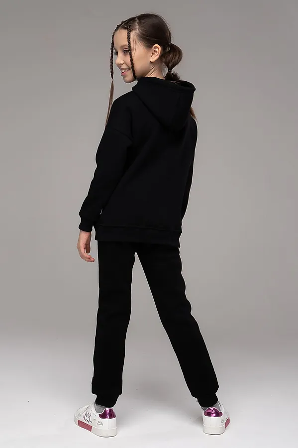 Костюм (Худи+Брюки) LOOKLIE, черный - фото 2