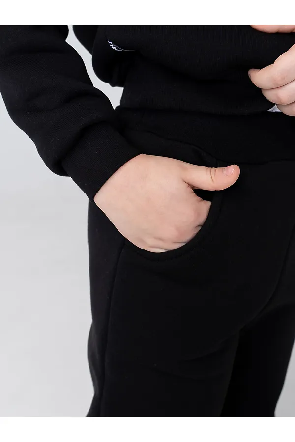 Костюм (Худи+Брюки) LOOKLIE, черный - фото 2