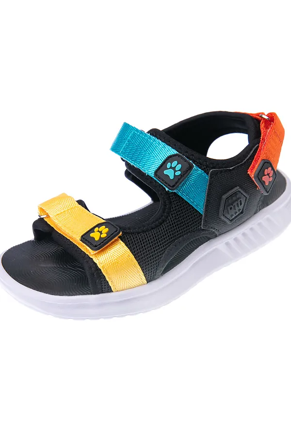 Сандалии PLAYTODAY, черный,красный,жёлтый,голубой,белый - фото 2