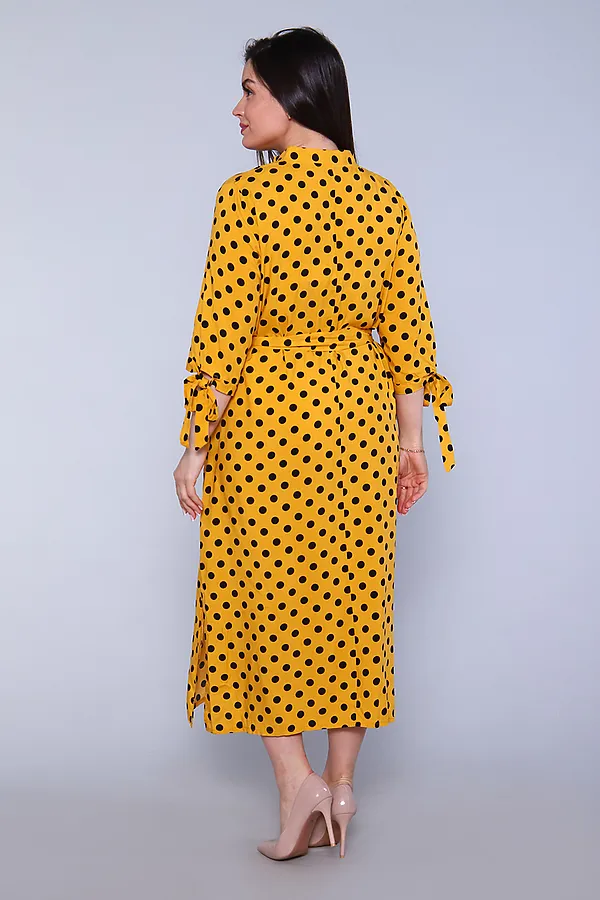 Платье 31735 НАТАЛИ, горчица - фото 2