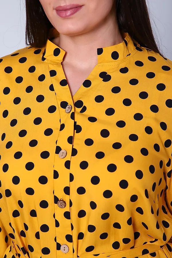 Платье 31735 НАТАЛИ, горчица - фото 2