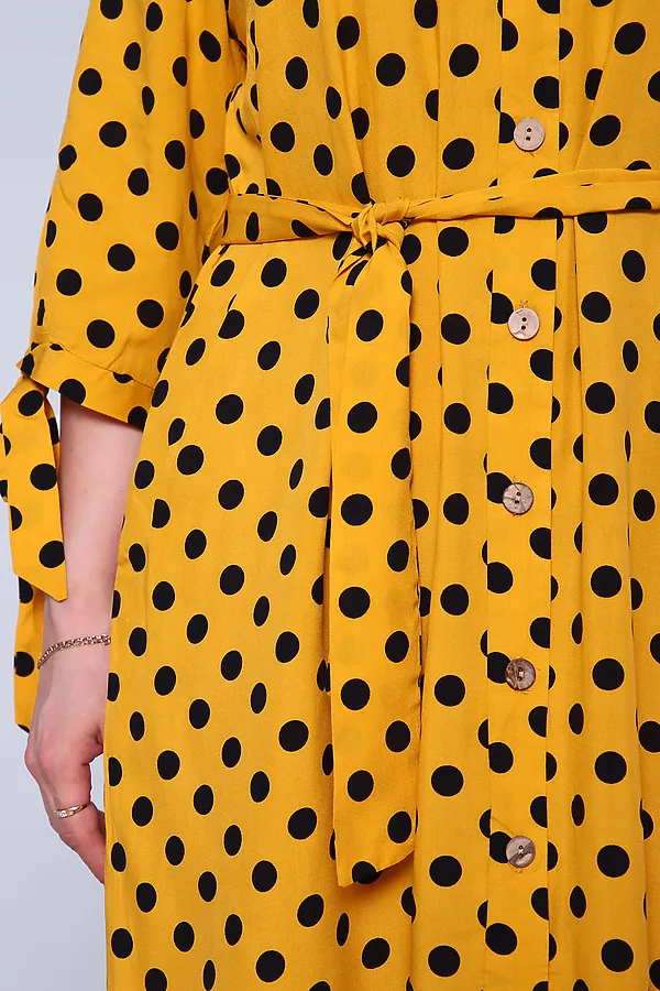 Платье 31735 НАТАЛИ, горчица - фото 2