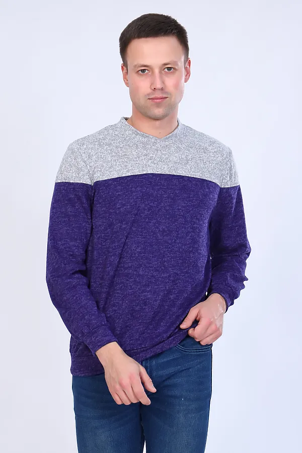 Джемпер 52243 НАТАЛИ, серо-синий - фото 2