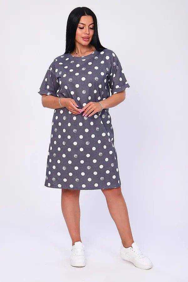 Туника 11852 НАТАЛИ, графит - фото 2