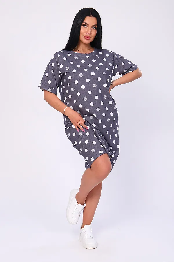 Туника 11852 НАТАЛИ, графит - фото 2