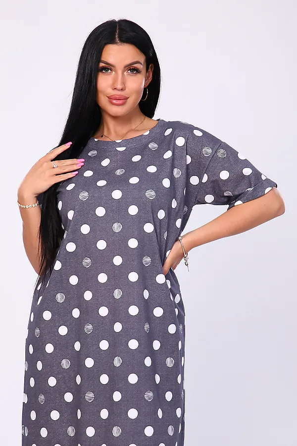 Туника 11852 НАТАЛИ, графит - фото 2