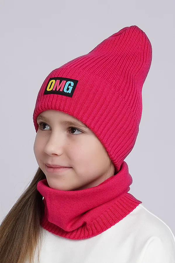 Шапка CLEVER, т.розовый - фото 2