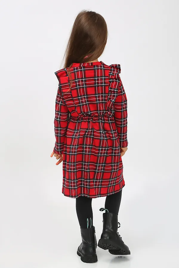 Платье Шотландская клетка арт. ПЛ-367 НАТАЛИ, клетка - фото 2