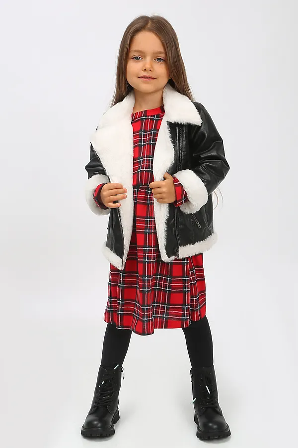 Платье Шотландская клетка арт. ПЛ-367 НАТАЛИ, клетка - фото 2