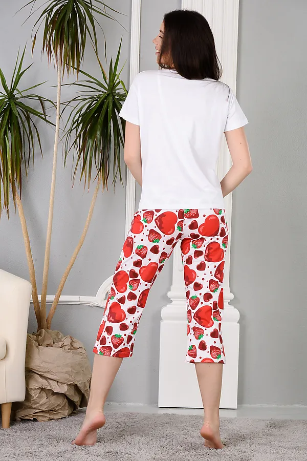 Пижама с бриджами Ванда НАТАЛИ, белый - фото 2