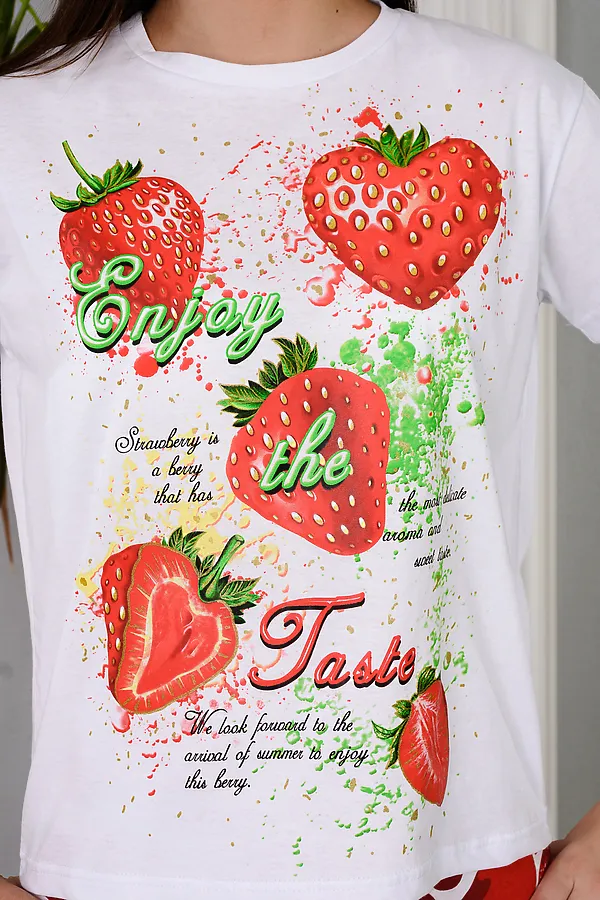 Пижама с бриджами Ванда НАТАЛИ, белый - фото 2