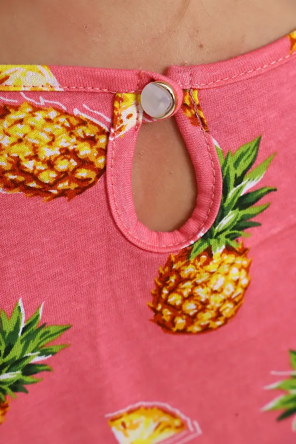 Платье Ананасы НАТАЛИ, розовый - фото 2