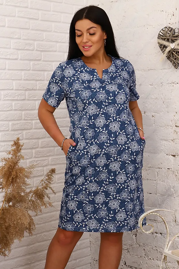 Туника 6183 НАТАЛИ, синий - фото 2