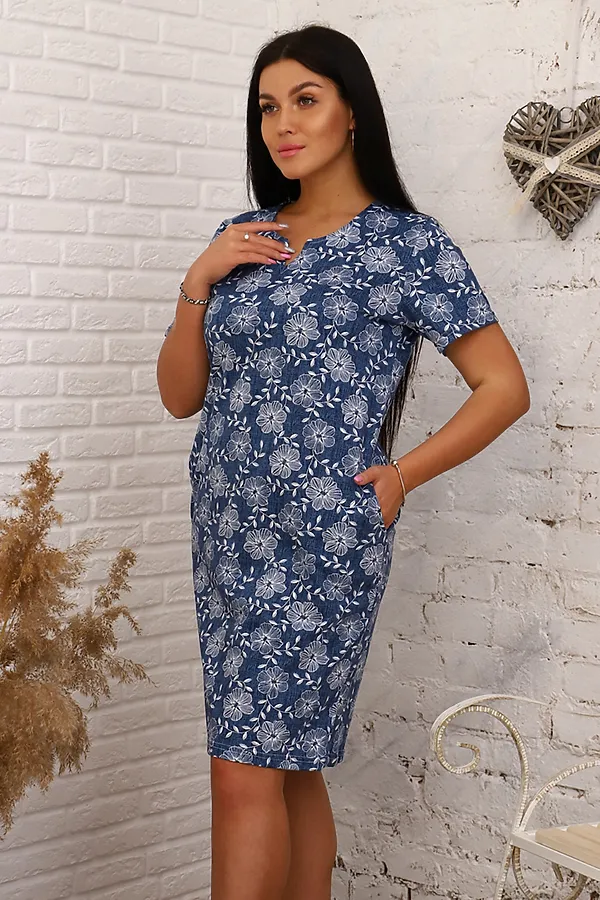 Туника 6183 НАТАЛИ, синий - фото 2