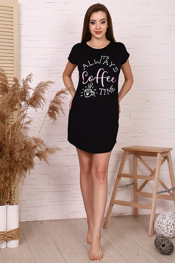 Туника 6182 НАТАЛИ, черный - фото 2