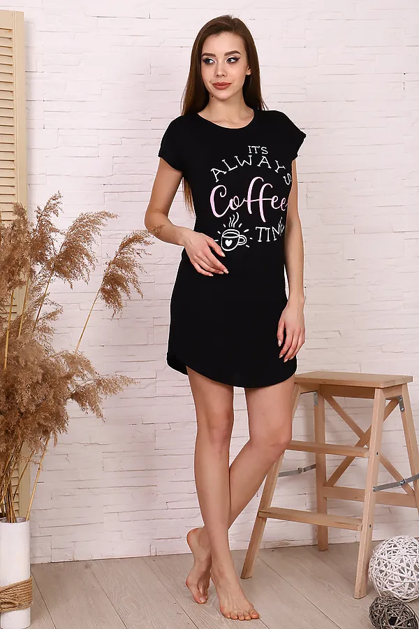 Туника 6182 НАТАЛИ, черный - фото 2