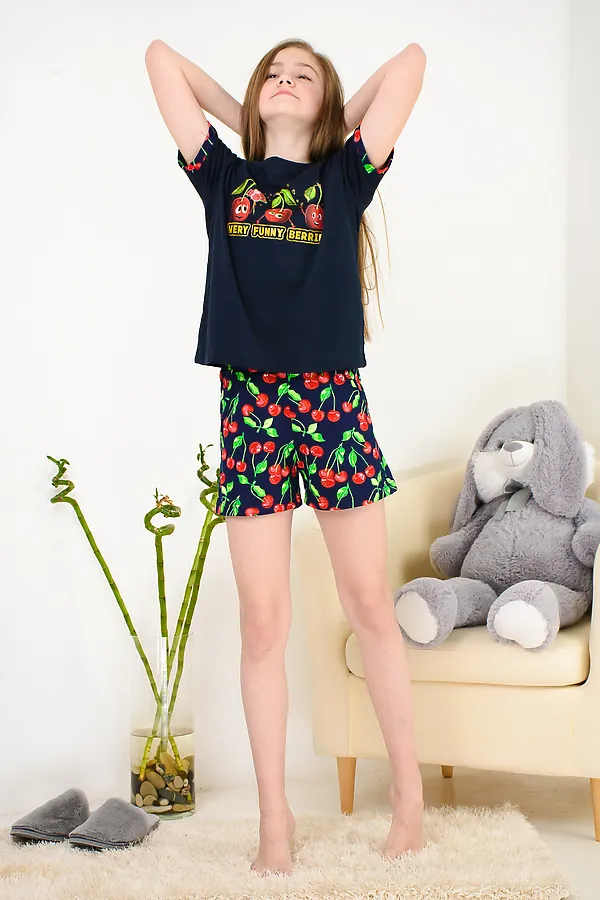 Костюм с шортами Бланш НАТАЛИ, синий - фото 2