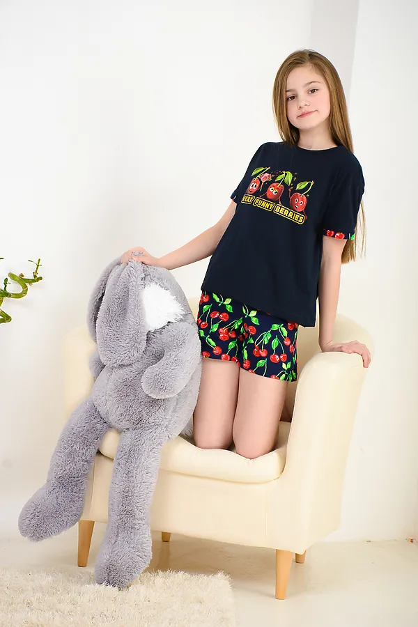 Костюм с шортами Бланш НАТАЛИ, синий - фото 2