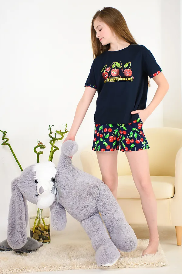 Костюм с шортами Бланш НАТАЛИ, синий - фото 2