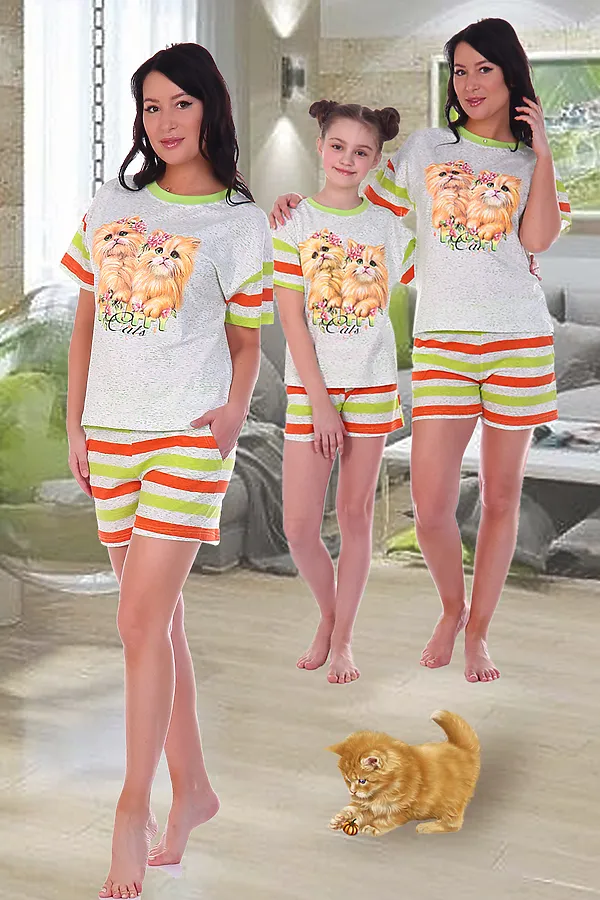 Костюм с шортами Рыжики НАТАЛИ, белый - фото 2