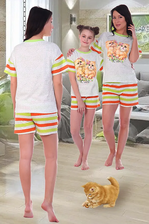 Костюм с шортами Рыжики НАТАЛИ, белый - фото 2