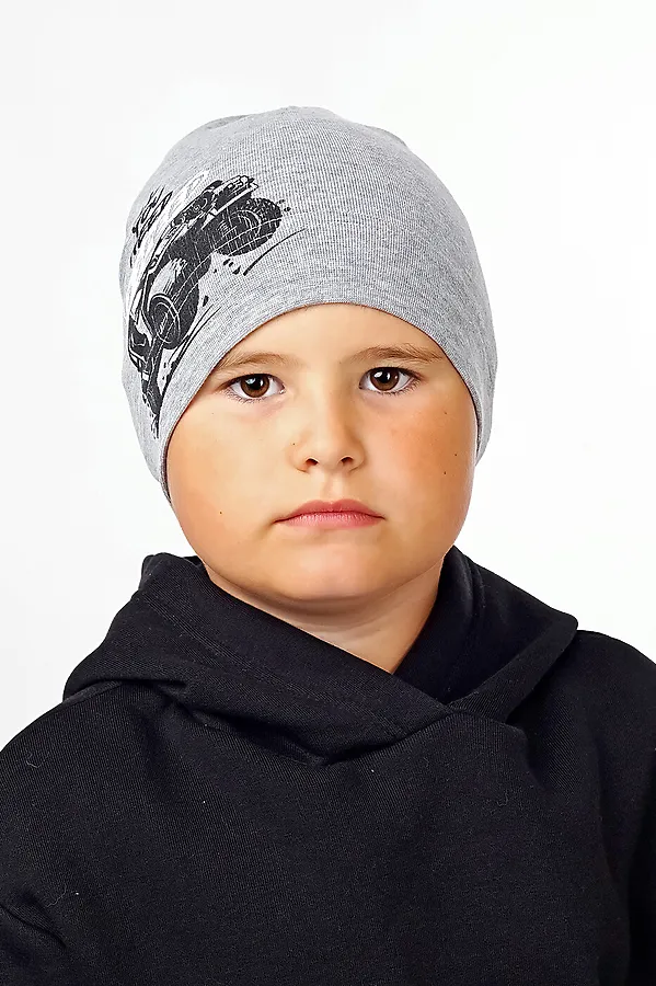 Шапка CLEVER, меланж серый - фото 2