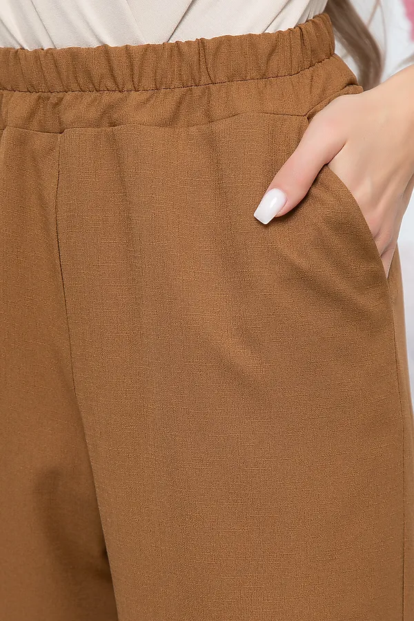 Брюки LADY TAIGA, горчица - фото 2