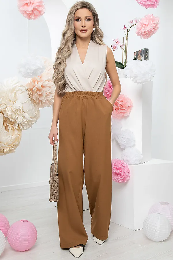 Брюки LADY TAIGA, горчица - фото 2