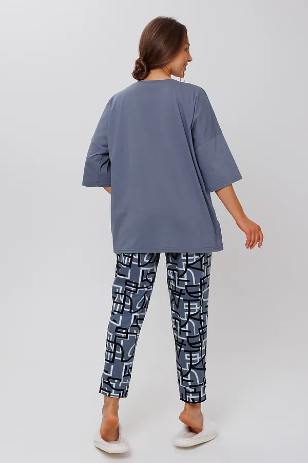 Костюм (Футболка+Брюки) MODELLINI, серый - фото 2