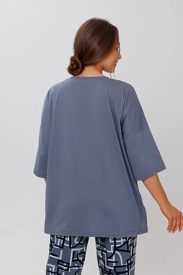 Костюм (Футболка+Брюки) MODELLINI, серый - фото 2