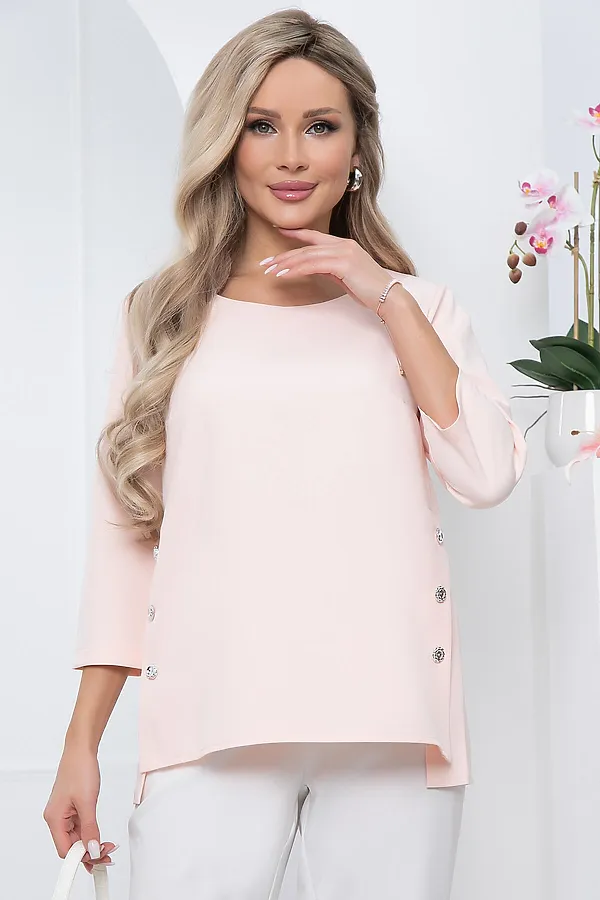 Блуза LADY TAIGA, персик - фото 2