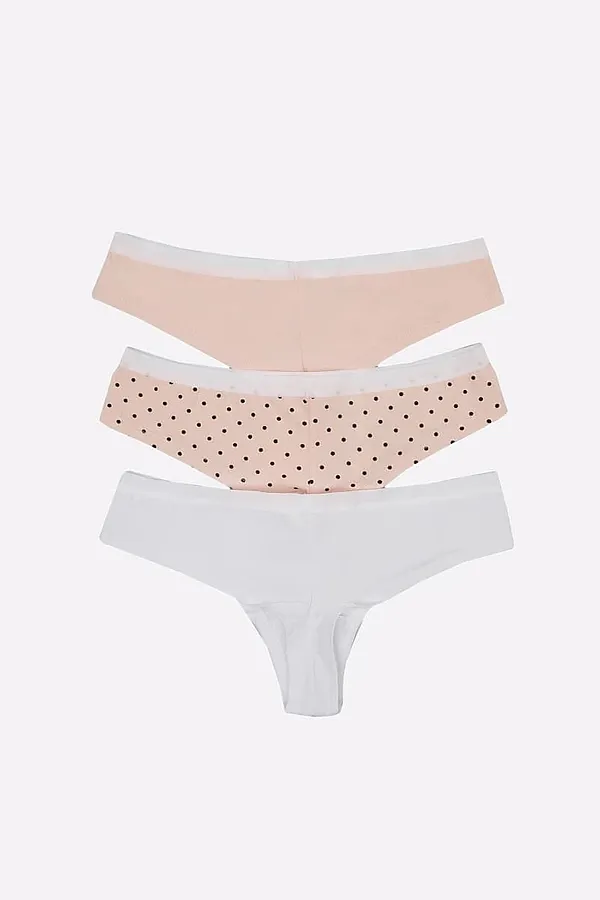 Трусы 3шт. MARK FORMELLE, розовый +печать - фото 2