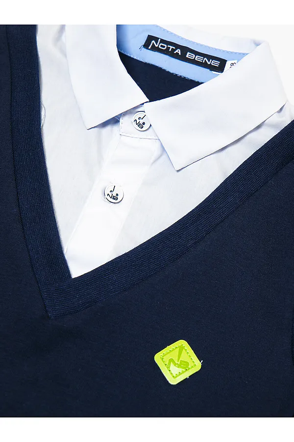 Рубашка NOTA BENE, темно-синий - фото 2