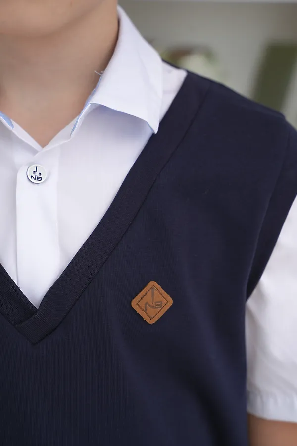 Рубашка NOTA BENE, темно-синий - фото 2