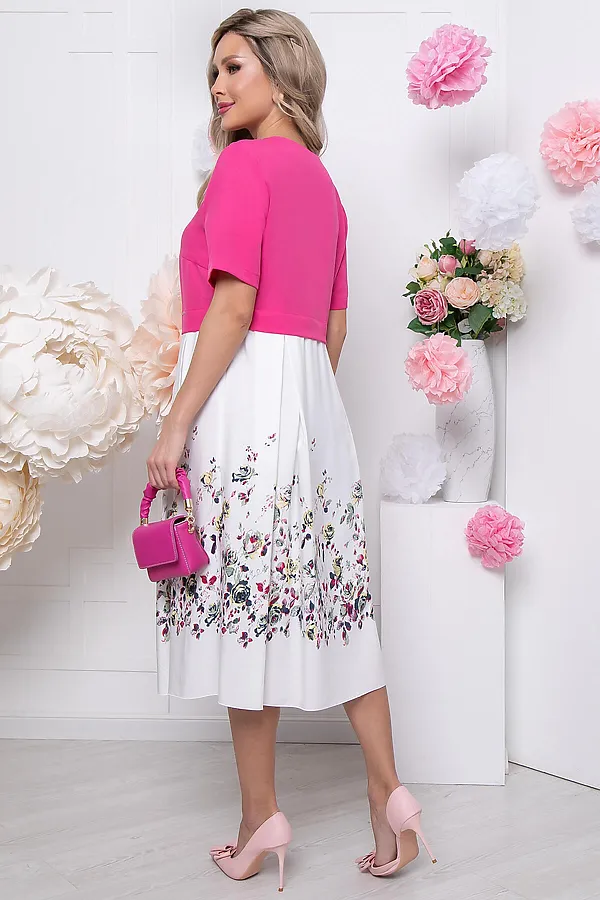 Платье LADY TAIGA, фуксия - фото 2