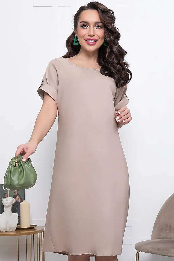 Платье LADY TAIGA, беж - фото 2