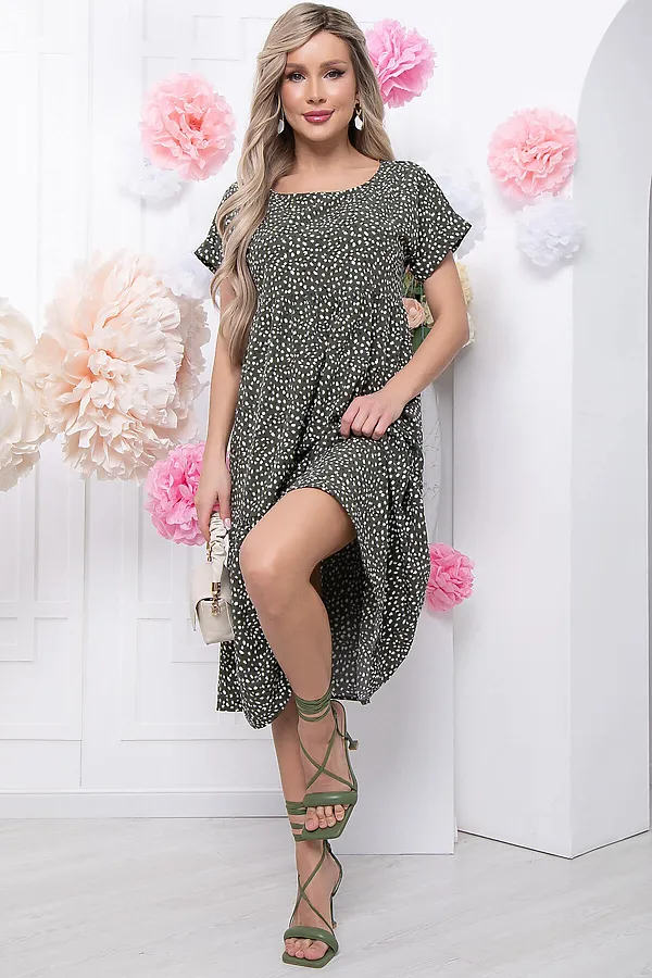 Платье LADY TAIGA, хаки - фото 2