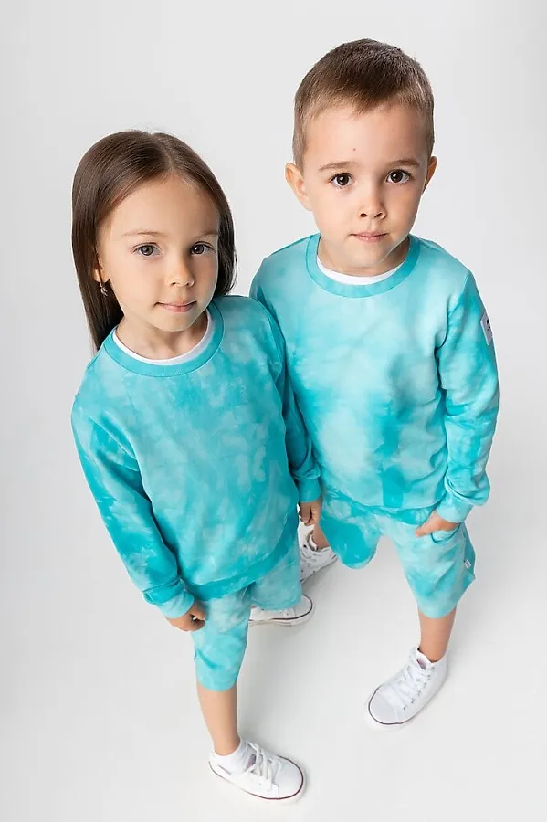 Костюм (Свитшот+Шорты) BODO, голубой - фото 2