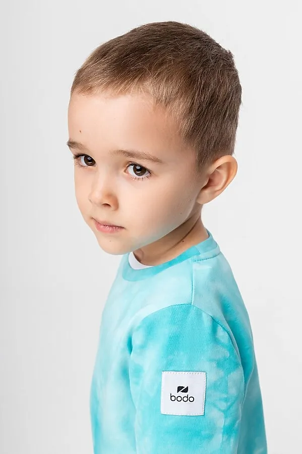 Костюм (Свитшот+Шорты) BODO, голубой - фото 2