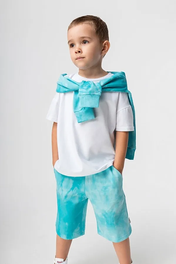 Костюм (Свитшот+Шорты) BODO, голубой - фото 2