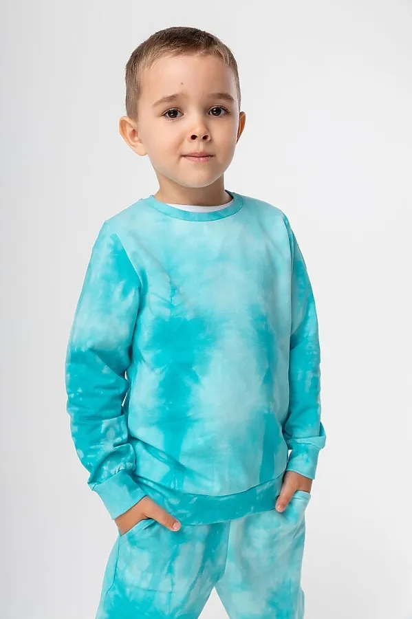 Костюм (Свитшот+Шорты) BODO, голубой - фото 2