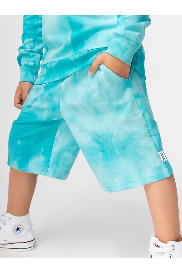 Костюм (Свитшот+Шорты) BODO, голубой - фото 2