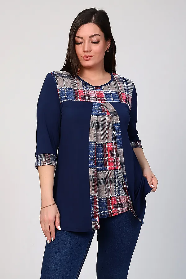 Туника Фархана НАТАЛИ, синий - фото 2