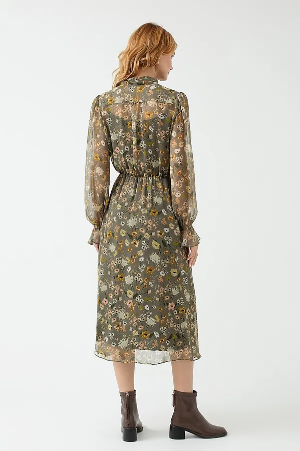 Платье POMPA, хаки - фото 2